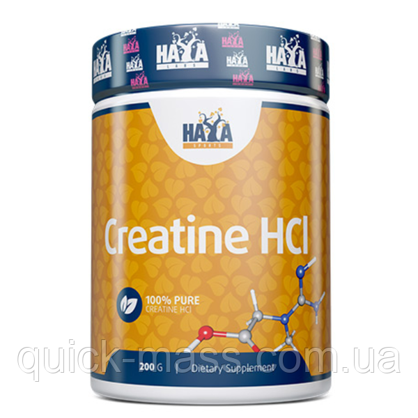 Креатин гідрохлорид Haya Labs Sports Creatine HCL - 200 г, фото 1