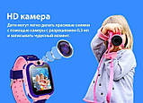 Дитячий смарт-годинник Smart Baby watch G2 із сенсорним екраном камерою SIM рожевий + Подарунок, фото 6