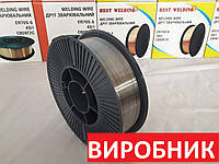 ДРІТ зварювальний ПОЛІРОВАНИЙ 1,2 мм 5,25 кг Брутто 5,0 кг Нетто ER70S-6 4Si1 G4Si1 СВ082С