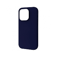 Чехол Baseus Liquid Silica Gel with Magsafe + glass для iPhone 14 Blue
