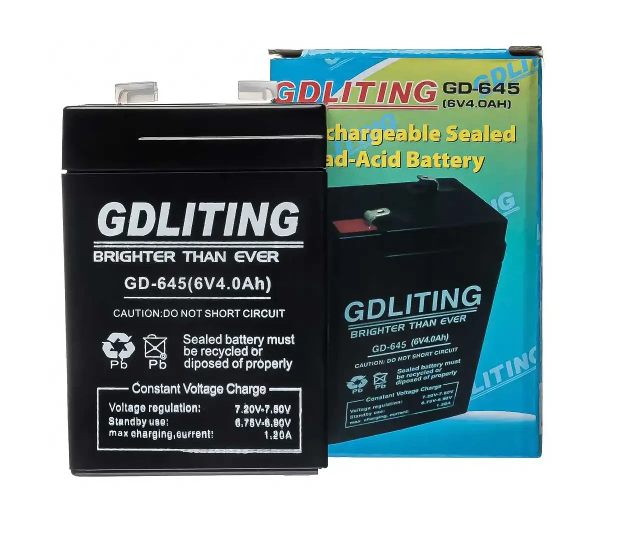 Акумуляторна батарея для ваг, ліхтарів, іграшок GDLITING GD-645