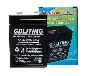 Акумуляторна батарея для ваг, ліхтарів, іграшок GDLITING GD-645, фото 1