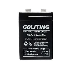 Акумуляторна батарея для ваг, ліхтарів, іграшок GDLITING GD-645, фото 2