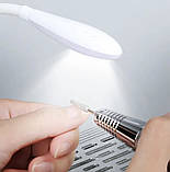 4в1 Ручка-фрезер на USB, 45000 об/хв. + витяжка BQ-858-3 Pro на акумуляторі, 80W + LED лампа №2, фото 5