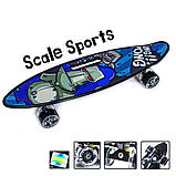 Пені Борд з ручкою Scale Sports 22,5" King Kong Кінг конг (Світяться колеса), фото 4