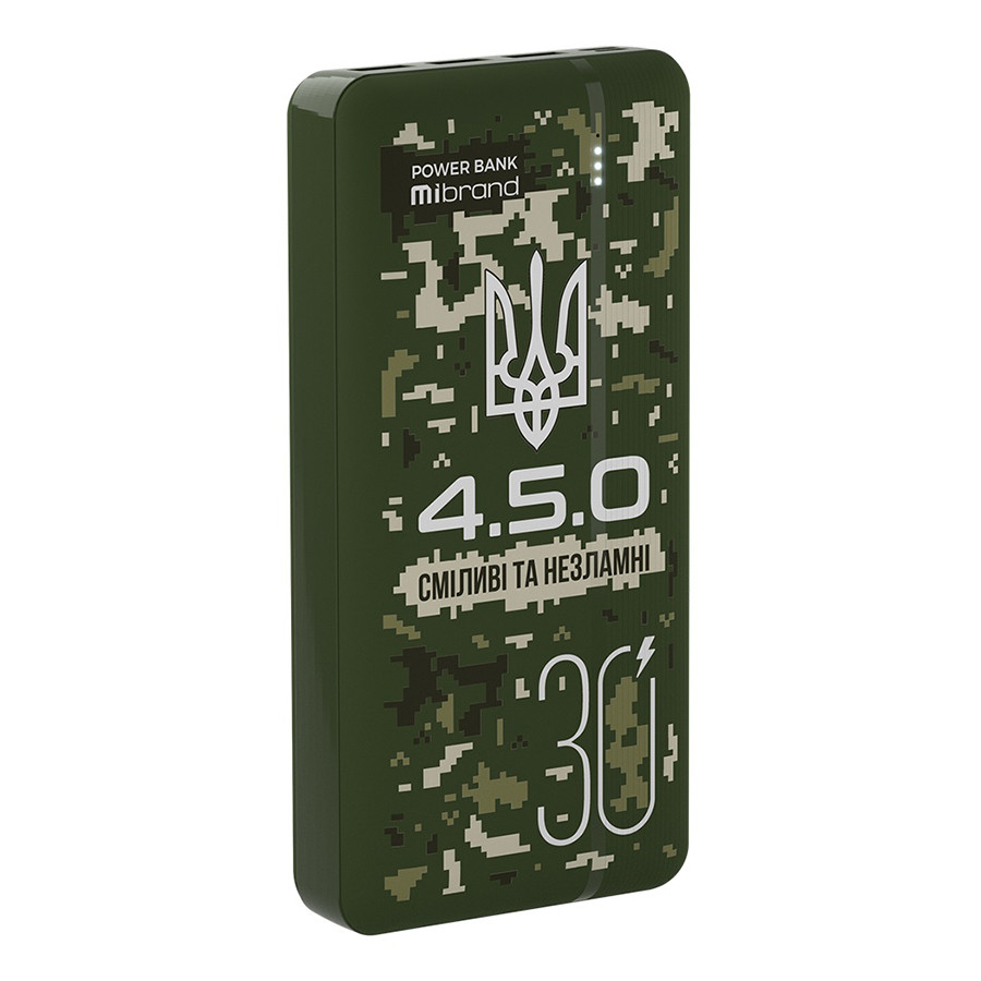 УМБ Power Bank (зовнішній акумулятор) Mibrand "4.5.0" 30000 мАг Зелений (MI30K/4.5.0)