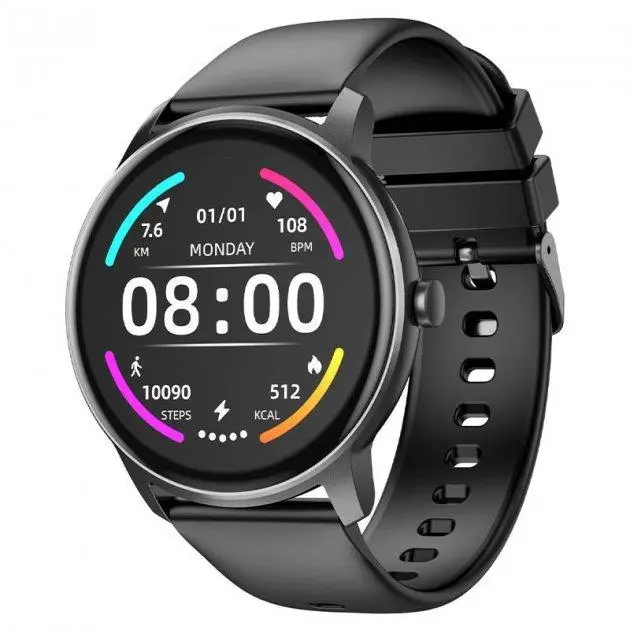 Розумний годинник Smart Watch Hoco Y4 + магнітна зарядка (Чорний), фото 1