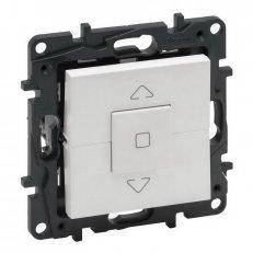 NILOE STEP Вимикач жалюзі 3-позиційний 6А, 250 В, колір Білий, фото 1