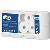 Туалетная бумага в рулонах Tork Advanced, белая, 2 слоя, 30 м (8рул/уп)