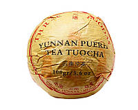 Чай Шу Пуэр Цзин Лун "Три Пагоды" (2020 г), 100 грамм
