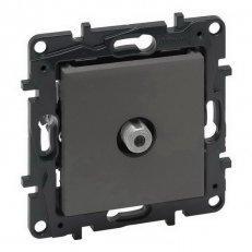 NILOE STEP Розетка TV тип F "зірка", колір Сталь