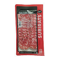 Колбаса нарезка Сальчичон "Salchichon Subirats" Испания фасовка 0.1 kg