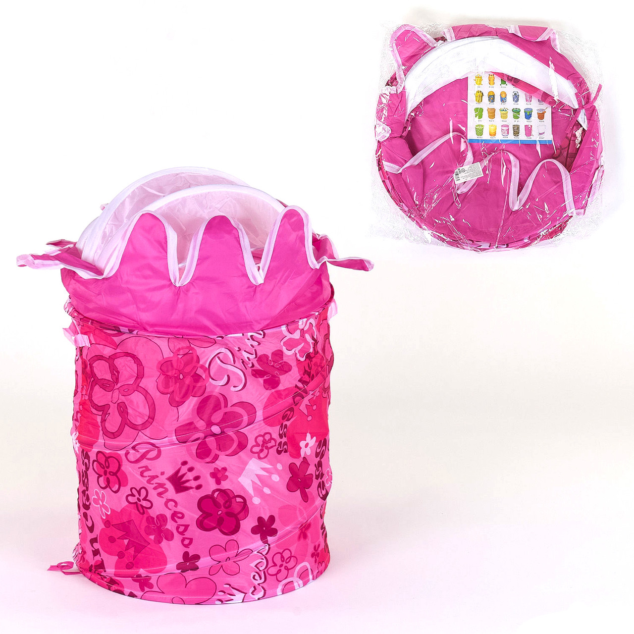 Кошик для іграшок Princess (44х44x70см, у пакеті) З 36577, фото 1