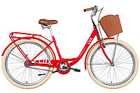 Велосипед 26" Dorozhnik LUX 2022 (красный), 17"