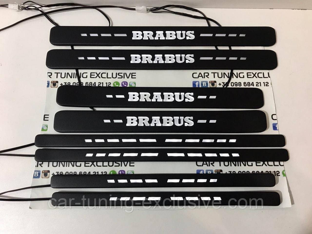 BRABUS sсuff plates for Mercedes S-class W223