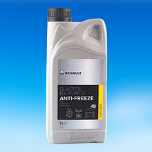 Антифриз(Glaceol RX Type D) 1л (зелений) /Концентрат - 70* Renault (Original) 7711428132