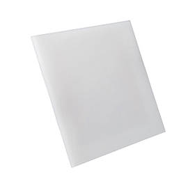Панель для витяжних вентиляторів AirRoxy WHITE GLOSS MAT dRim 100/125 скляна біла матова 01-171