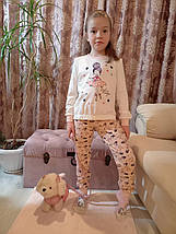 Дитяча піжама для дівчинки підлітка BALLERINA  ELLEN рожева з принтом  GPK 0482 /01/01, фото 2