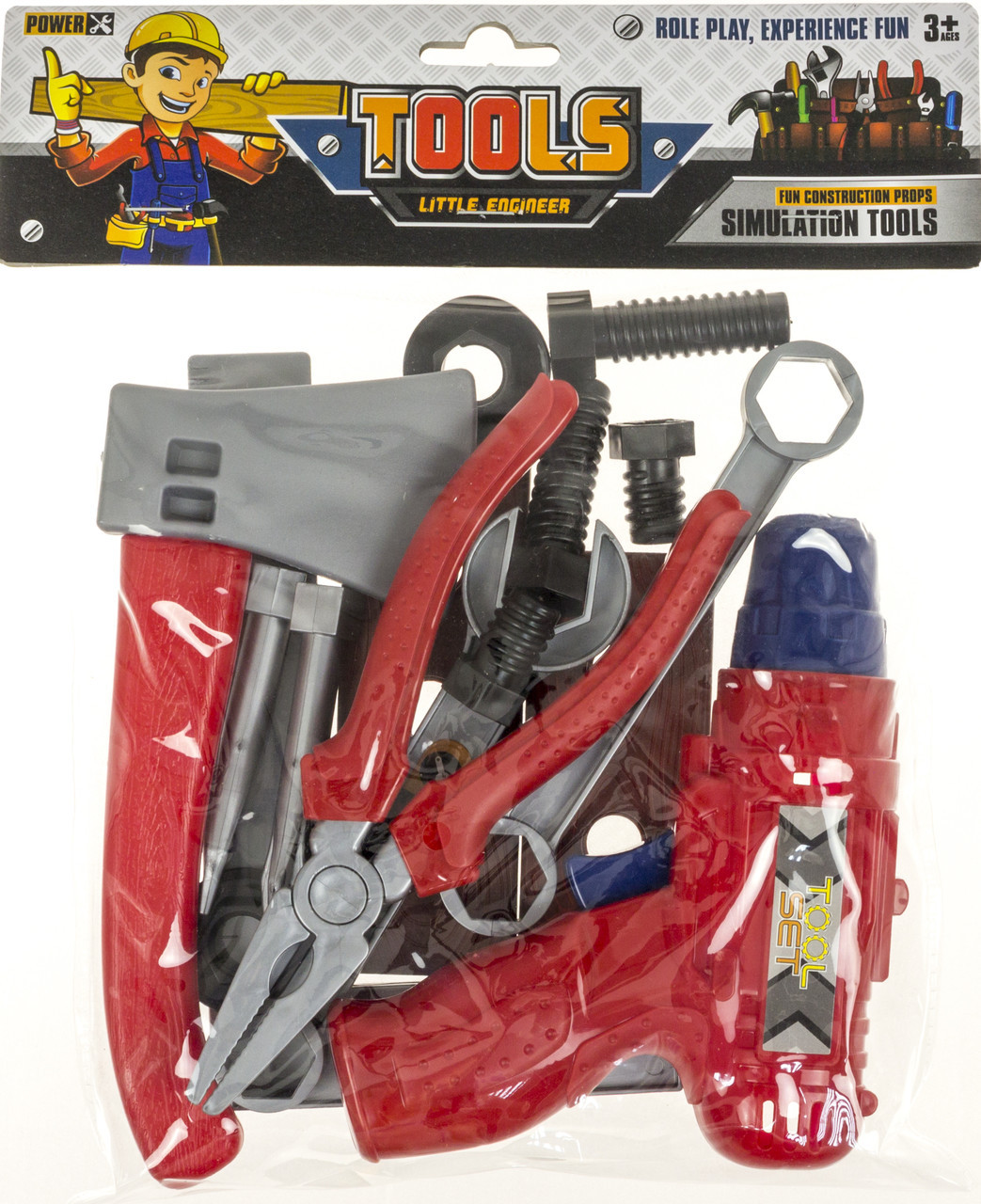 Набір інструментів 528-4-5 (72шт) шуруповерт, ключі, болти, гайки, 2 види (2 кольори), в кульку, 21-, фото 1