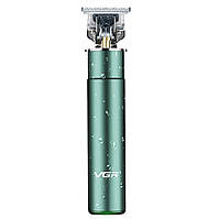 Професійний тример для стрижки та окантовки VGR Professional Dark Green (V-186-Green)