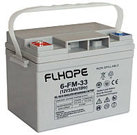 Гелевый аккумулятор Flhope 12V 33Ah, Гелевые аккумуляторы, Аккумуляторные батареи 12 Вольт