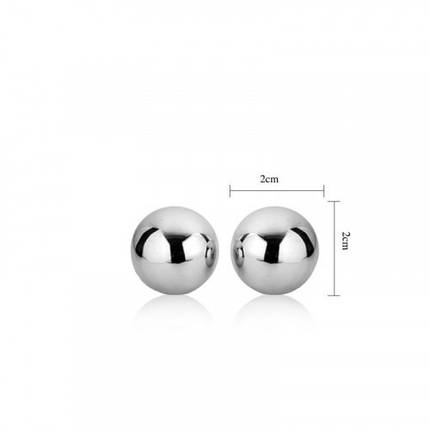 Кульки кегеля метал Passion Dual Balls вагінальні кульки кульки кегеля, фото 4