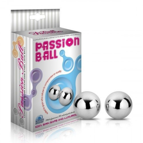 Кульки кегеля метал Passion Dual Balls вагінальні кульки кульки кегеля