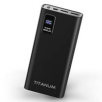 Портативний зарядний пристрій (повербанк) TITANUM 727S 20000 mAh 22.5 W Black TPB-727S-B, фото 3