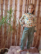 Підліткова  піжама для дівчинки костюм домашній теплий ELLEN  Forest  GPD 0582 /01/01
