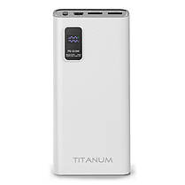 Портативний зарядний пристрій (повербанк) TITANUM 727S 20000 mAh 22.5 W White TPB-727S-W, фото 2