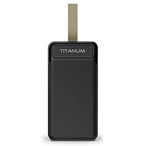 Портативний зарядний пристрій (повербанк) TITANUM 914 Black 30000mAh TPB-914-B, фото 2