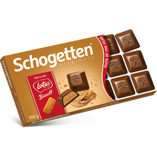 Шоколадка Schogetten Lotus Biscoff 100g