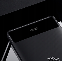 Павербанк Baseus 20000mAh 100w зовнішній аккумулятор Blade Power Digital Display, фото 4