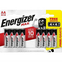 Батарейки Energizer AA MAX 4+4 шт