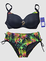 ОПТ Жіночий купальник Z.Five 068-2 чорний на 48 50 52 54 56 укр розмір, фото 3