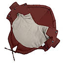 Парка фліс 36 см (об'єм до 57см) шоколад розмір 5 для собак S, фото 4