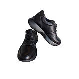 Кросівки жіночі шкіряні чорні розмір 38, фото 7