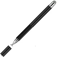 Универсальный Емкостный Металлический Двусторонний стилус Чёрный 2 в 1 Touch Pen для телефона, планшета