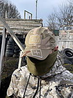 Кепка тактическая мужская камуфляжная Tactik 5.11 песочная Бейсболка военная рипстоп с липучкой