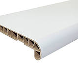 Пластиковий підвіконня Estera білий, фото 2