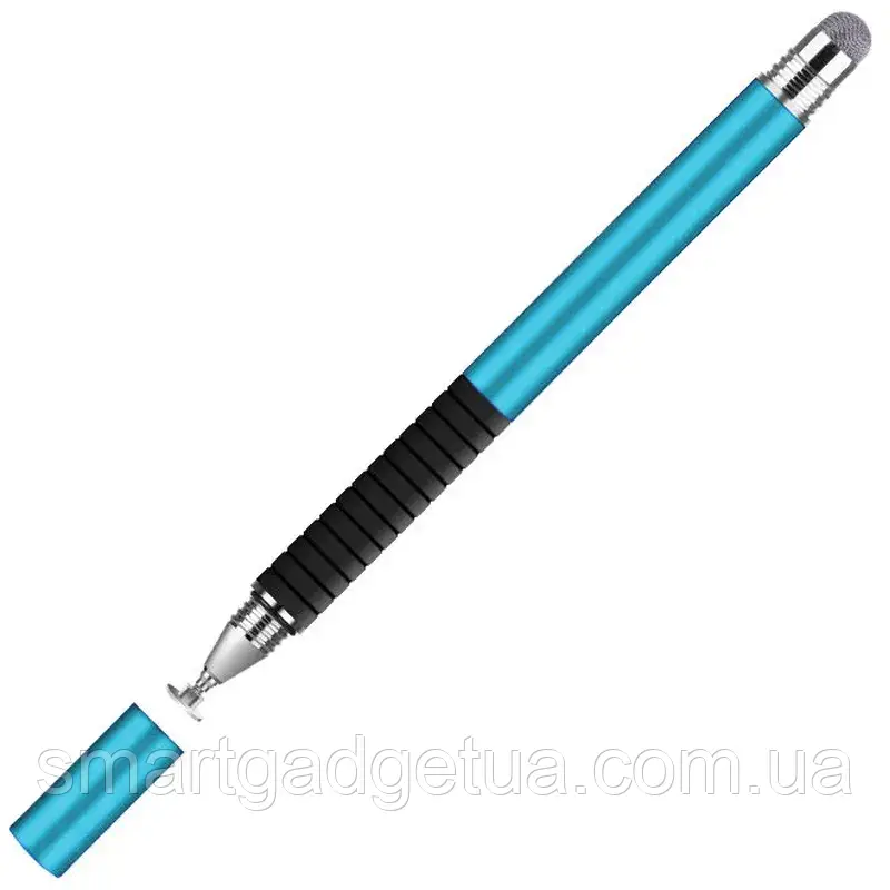 Універсальний Ємнісний Металевий Двосторонній Стілус Синій 2 в 1 Touch Pen для телефону, планшета