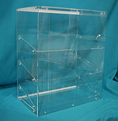 Вітрина для тістечок, пончиків 3-рівнева