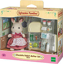 Набір Sylvanian Families 5014 Шоколадний кролик Мама біля холодильника