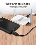 Кабель живлення для роутера 12V та іншої техніки USB-DC, 1 м/Кабель-перехідник для Wifi роутерів від Power Bank, фото 7