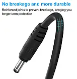 Кабель живлення для роутера 12V та іншої техніки USB-DC, 1 м/Кабель-перехідник для Wifi роутерів від Power Bank, фото 2
