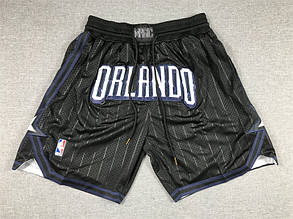 Чорні Баскетбольні шорти Орландо Mitchell & Ness NBA команда Orlando Magic шорти