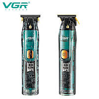 Професійний тример для окантування та бороди VGR Professional Hair Trimmer V-961 Blue (V-961-Blue), фото 3