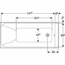 Ванна 160*70 см Kolo REKORD з ніжками, фото 5