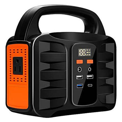 Портативна електростанція SBAOH 42000mah 150W, зовнішній акумулятор, фото 1