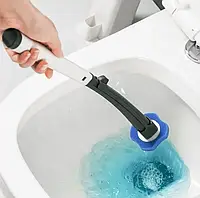 Универсальная щетка для уборки ванной со сменными насадками MTS clip type removable toilet brush